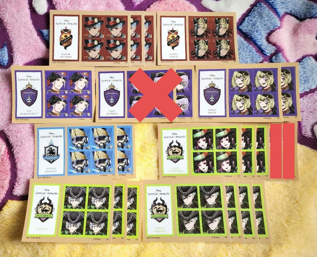 ツイステ フェア特典 ステッカー グロマス プレフル