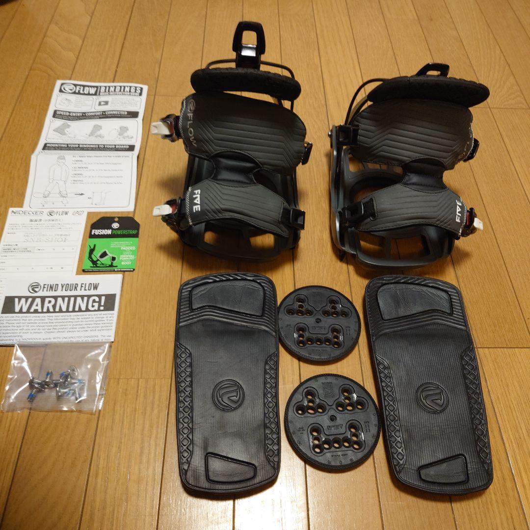 FLOW FIVE スノーボードバインディング ブラック