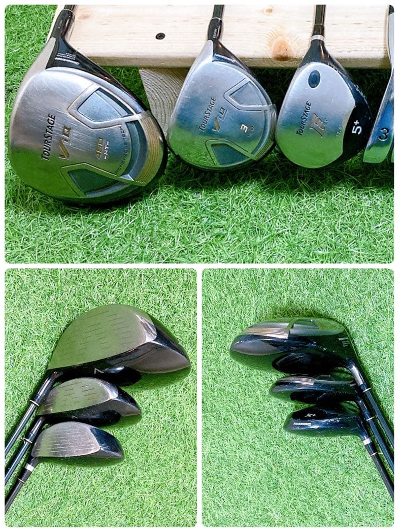 H8 ツアーステージ　初心者オススメ　ゴルフ　クラブセット　メンズ　12本