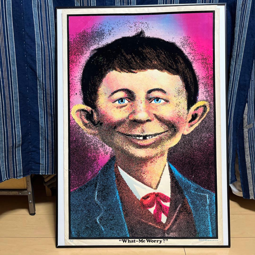 70年代 alfred e neuman ポスター