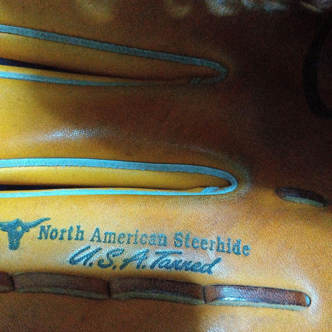 MizunoProUSA 左投、外野手向け硬式グローブ ナチュラル