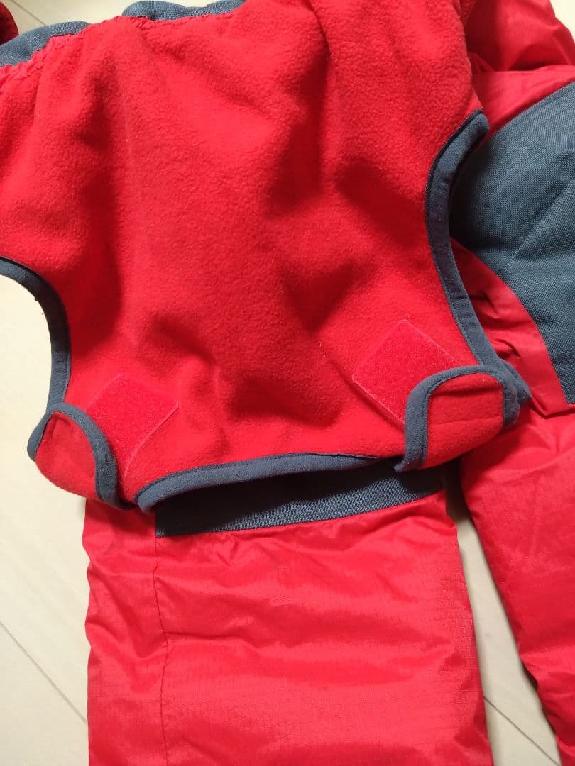 Columbia 子ども用スキーウェア レッド　グレーXXS110リバーシブル