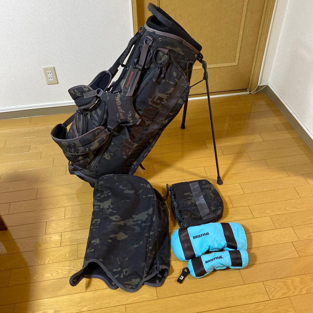 BRIEFING キャディバッグ CR-4 MULTICAM BLACK