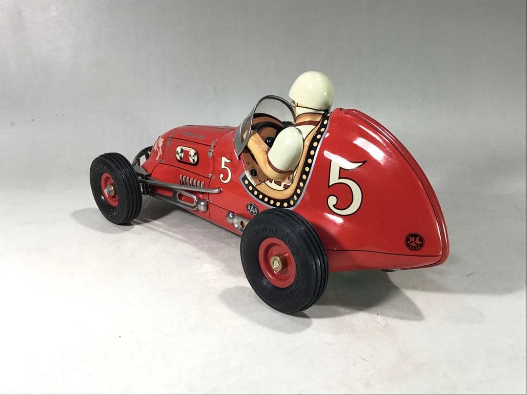 トミー 復刻版 1999年 チャンピオンミゼットレーサー5 ブリキ 自動車 玩具