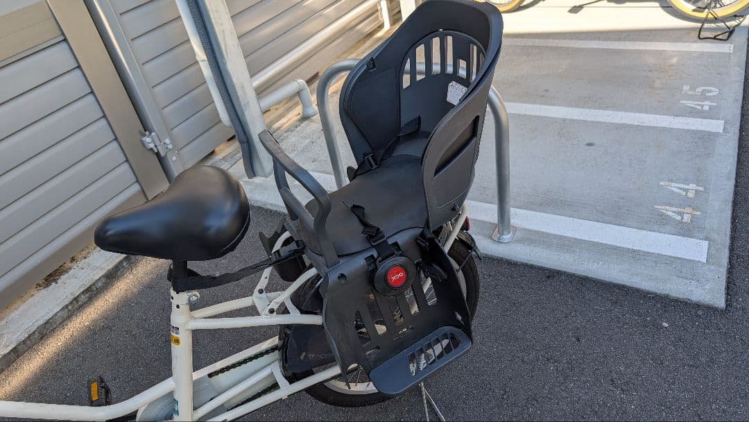 自転車 あさひ 変速機なし チャイルドシート付 Cream Cargo