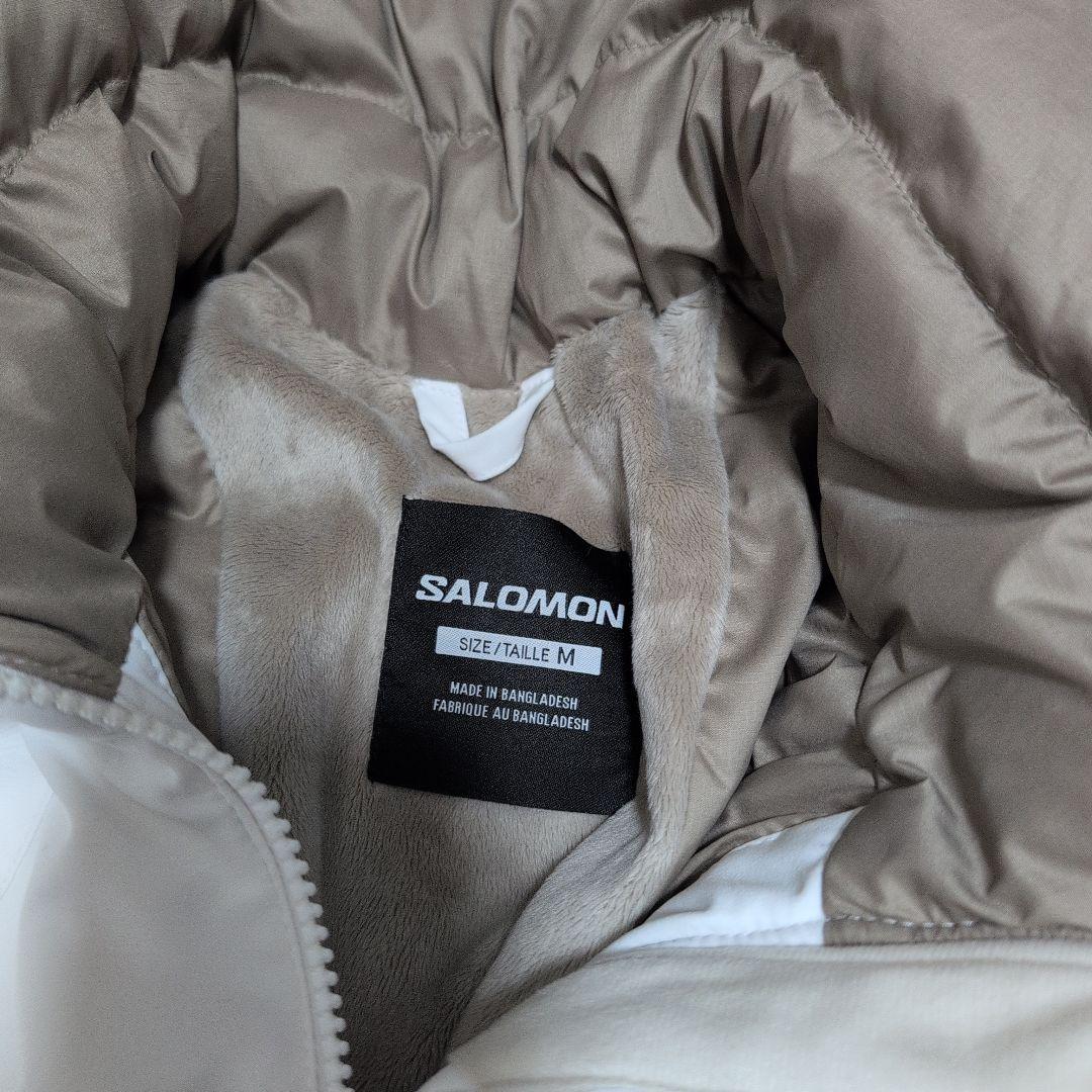 SALOMON ダウンジャケット Mサイズ ホワイト