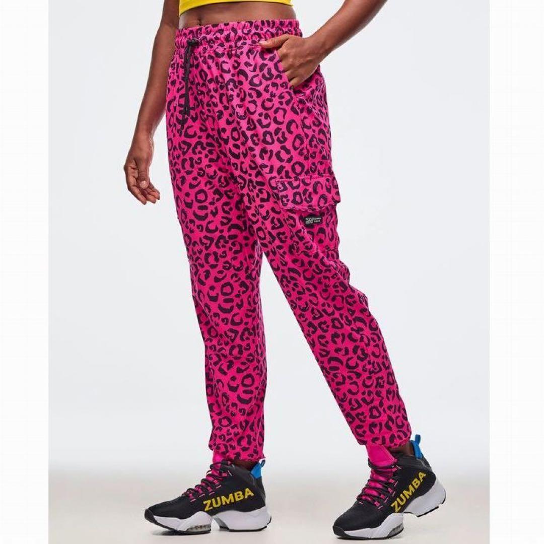 新品　正規品　ズンバ　M ヒョウ柄　ピンク　パンツ