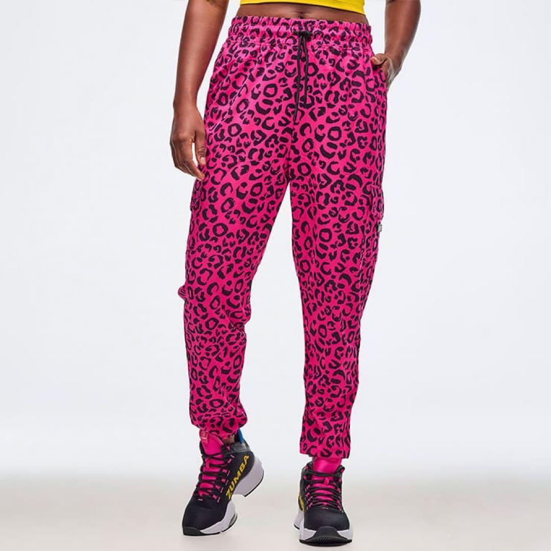 新品　正規品　ズンバ　M ヒョウ柄　ピンク　パンツ