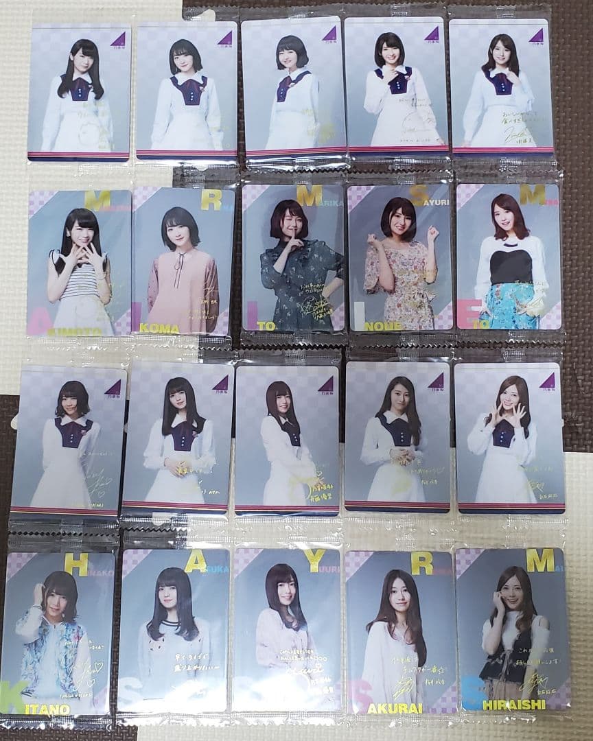 乃木坂46　2017 セブンイレブンコラボ　ウエハース　40枚コンプ(全未開封)