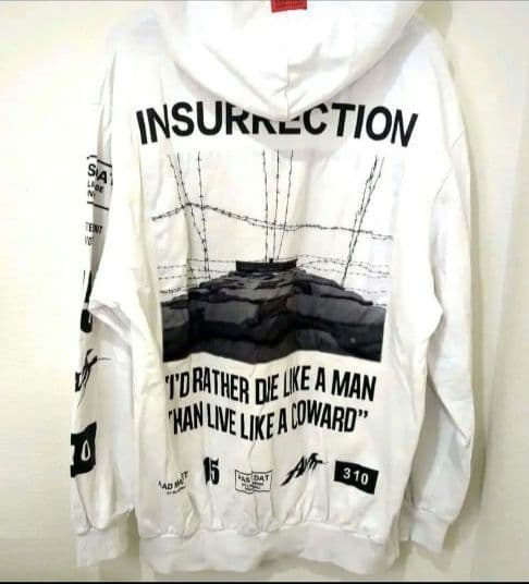 FROMJAPAN01the gazette 愚鈍の桜　パーカー　ホワイト