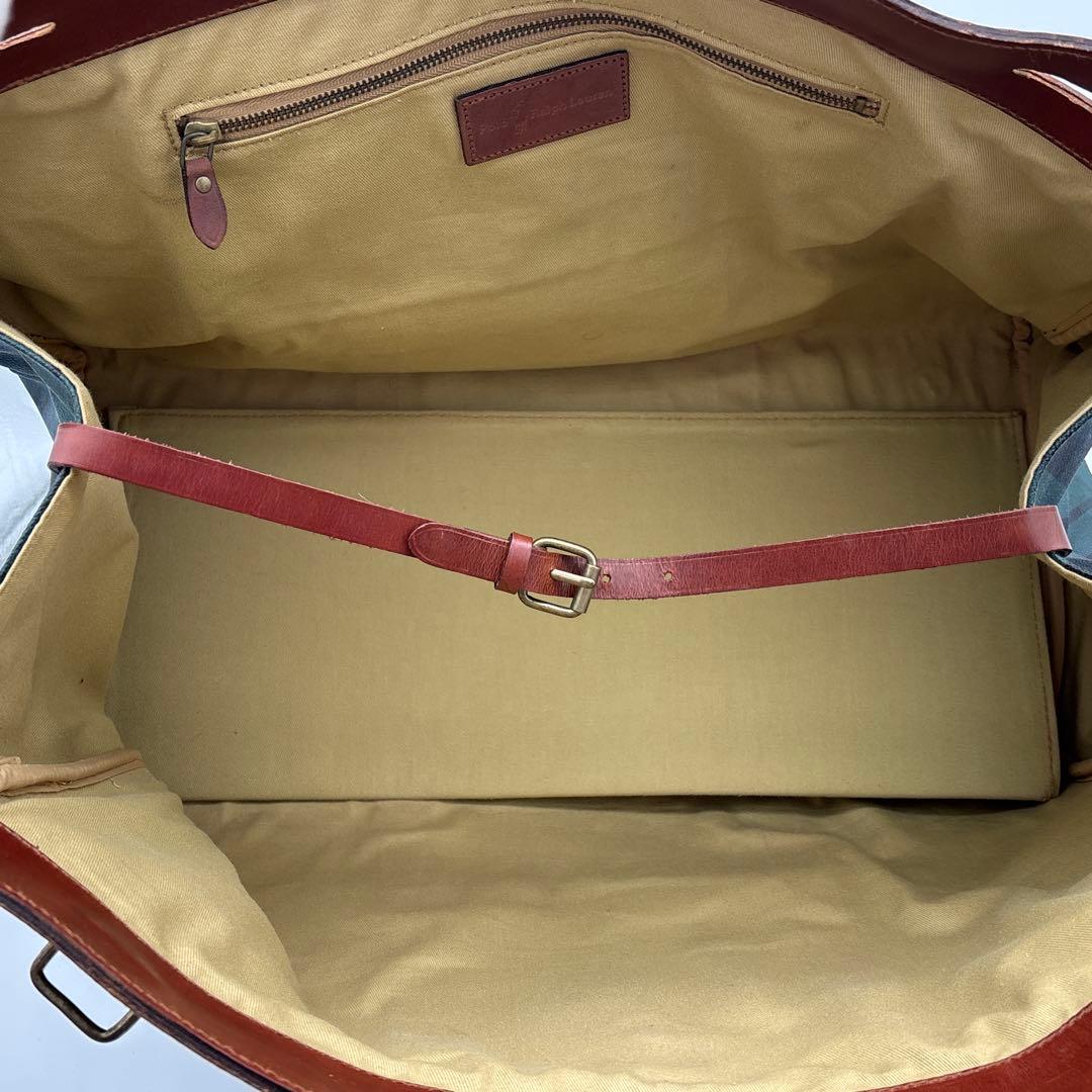 【希少・備品完備】ポロラルフローレン ブラシ 南京錠 大容量 ボストンバッグ