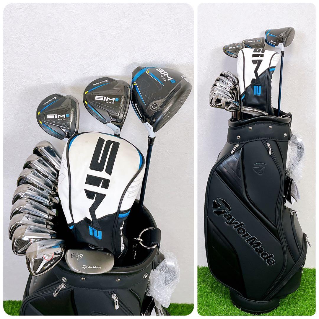 【バッグ新品】テーラーメイド　sim2max 新品バッグ付き　メンズゴルフクラブ