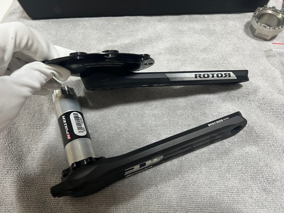 ROTOR IN POWER 3D+ 165mm パワーメーター クランク