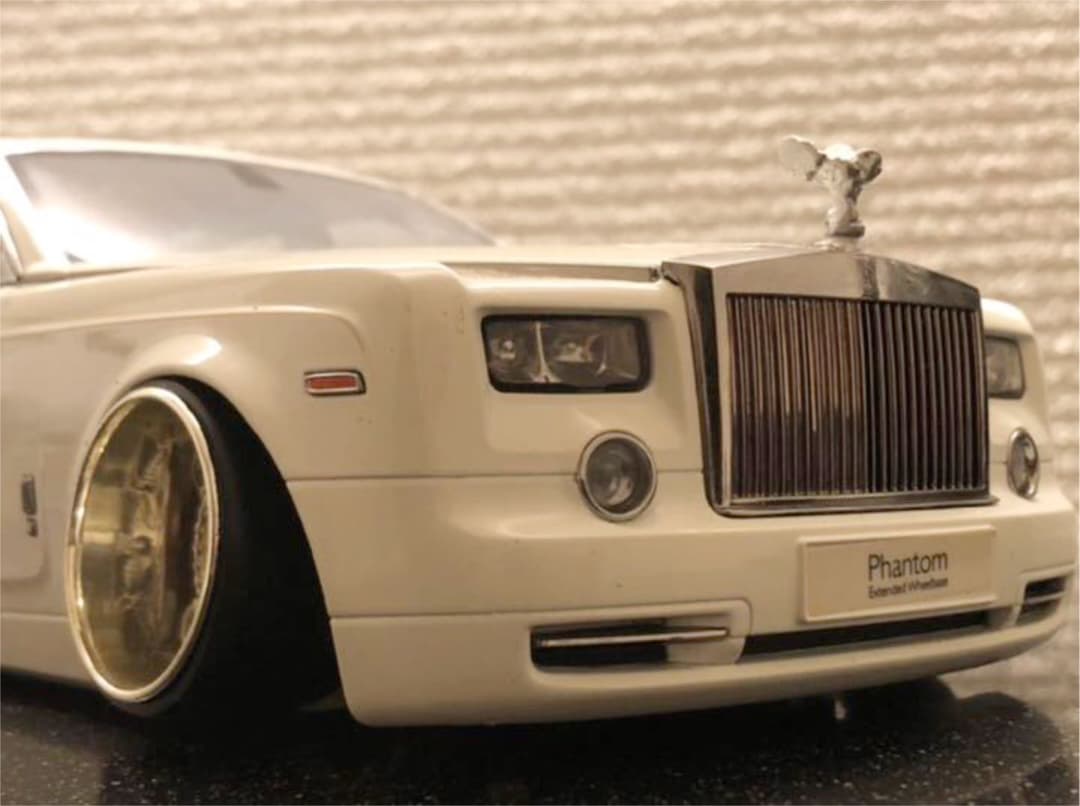 1/18 京商　ロールスロイスファントム　超深リムカスタム