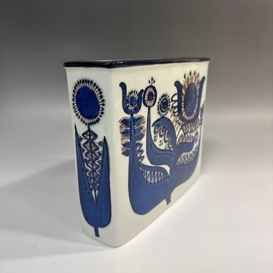 ロイヤルコペンハーゲン ・テネラ・スクエア型 フラワーベース 花瓶 北欧