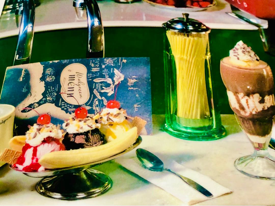 激レア！本物コカ・コーラ＊ダイナーレストランメニューWalgreen ビンテージ