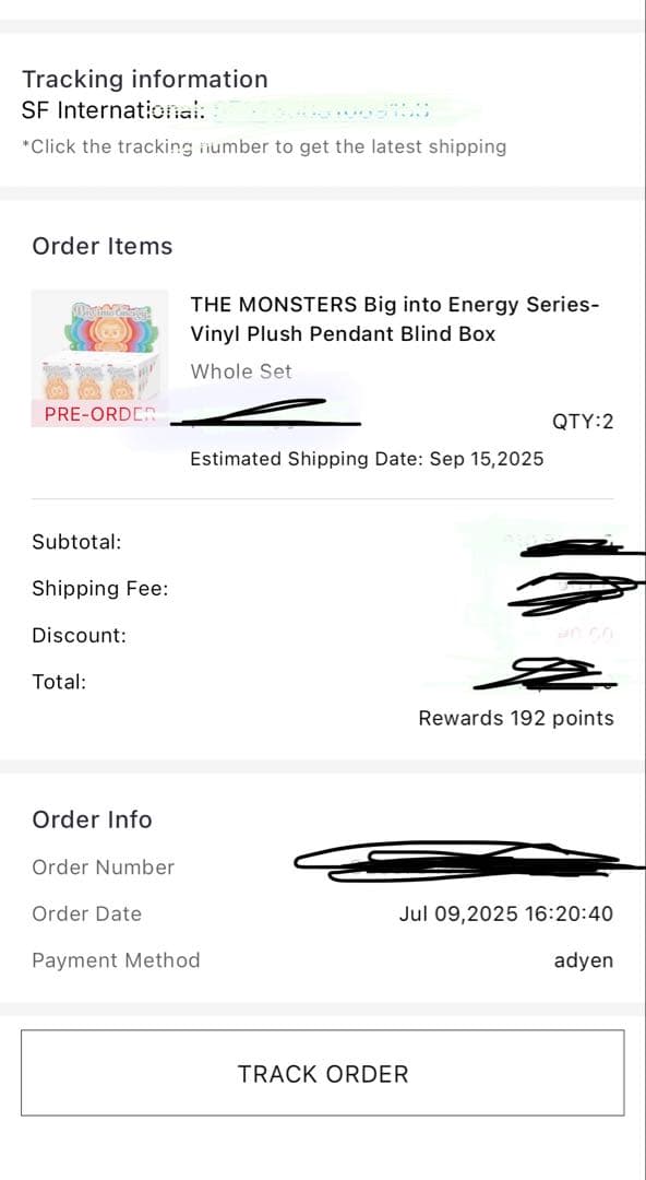 r*o様 POPMART 新品未使用 本物 ラブブビッグエナジー6体セット