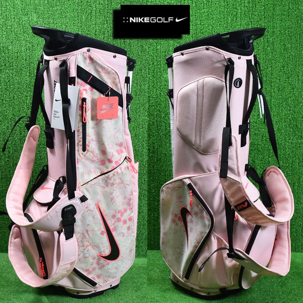 NIKE GOLF/ナイキ スタンド式 軽量キャディバッグ９型（ピンク）新品！