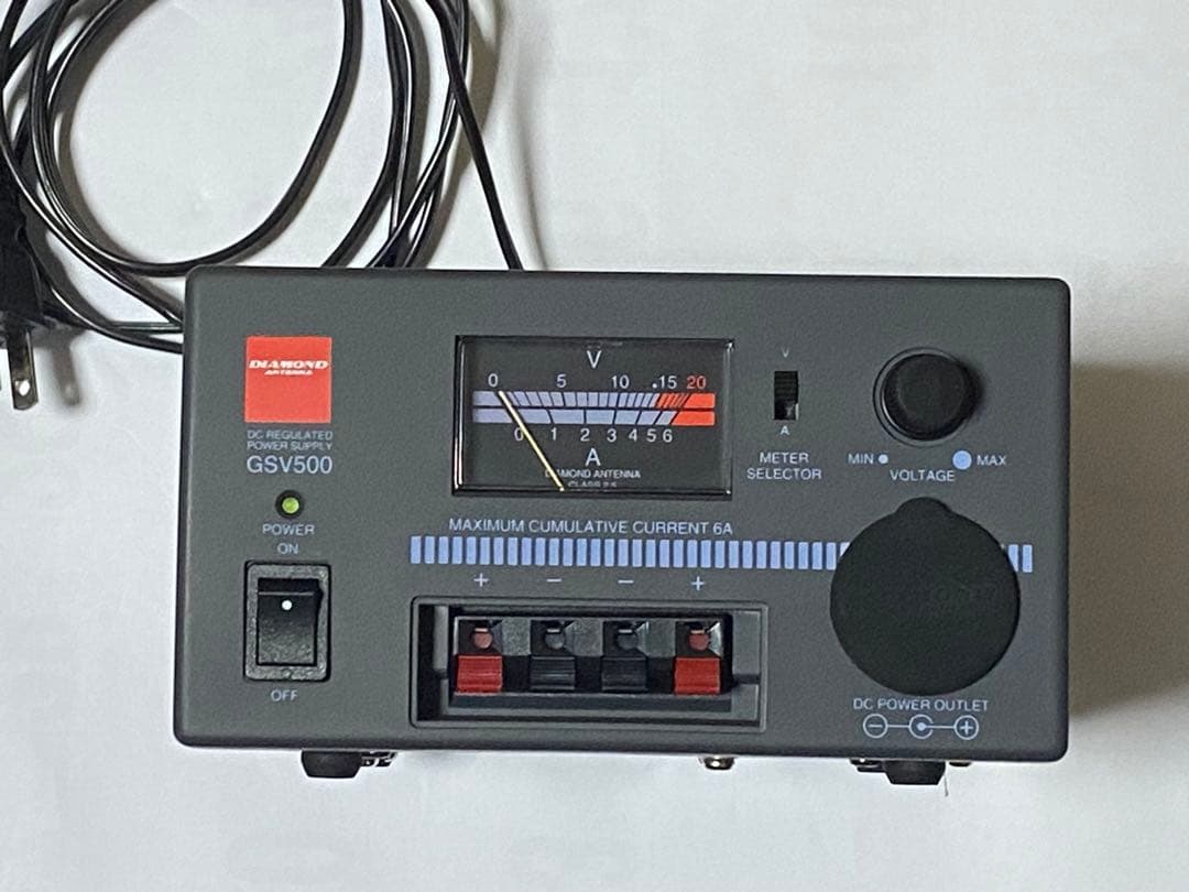 直流安定化電源 GSV500 DC 6V～15V 可変