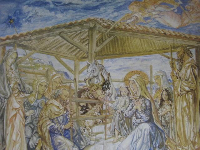 藤田嗣治、【キリスト降誕】、希少な限定額装用画集画、新品高級額 額装付