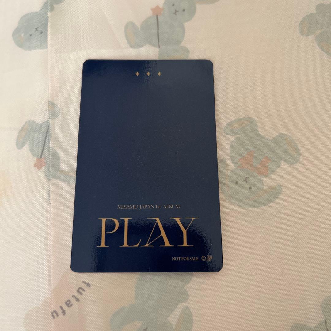 MISAMO PLAY リスニングパーティ　来場者特典 トレカ サナ