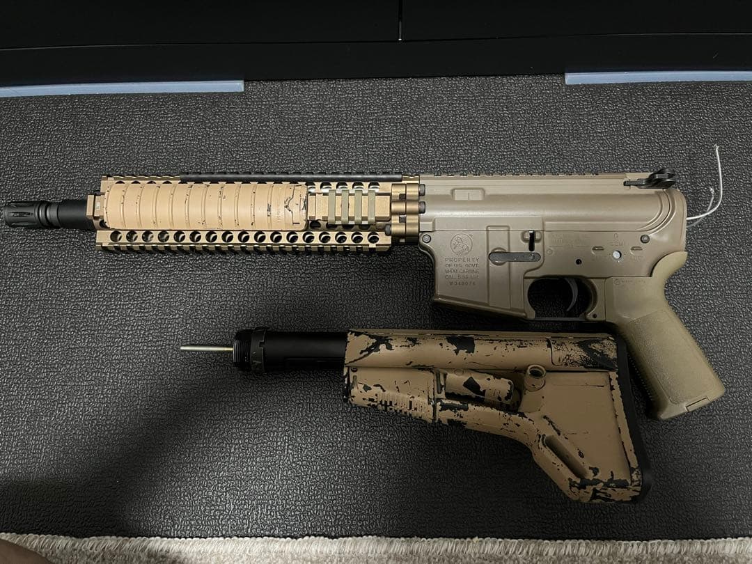 ジャンク)東京マルイ 次世代電動ガン レシーライフル タンカラー