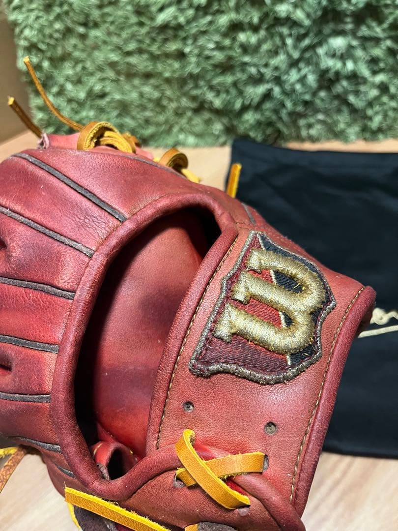 ウィルソンスタッフ デュアル 硬式内野手用86型 Eオレンジ 坂本選手風