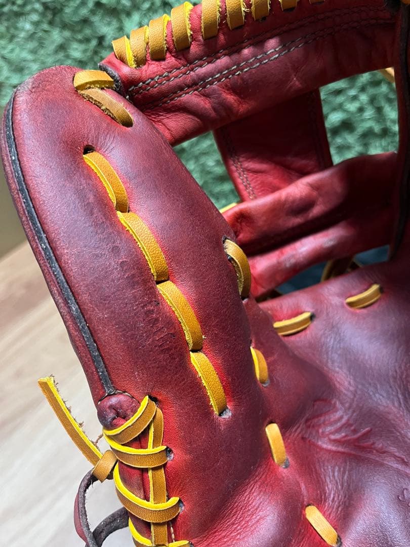 ウィルソンスタッフ デュアル 硬式内野手用86型 Eオレンジ 坂本選手風