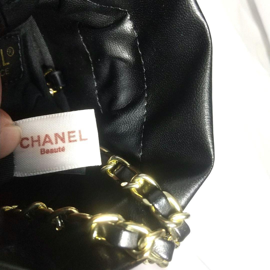 新品未使用CHANELチェーンショルダミニマトラッセ巾着VIP限定ノベルティ