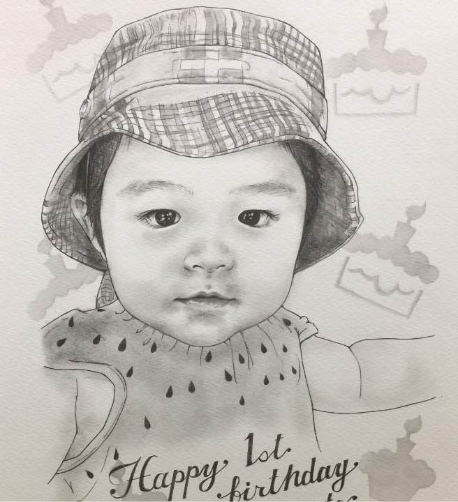 似顔絵イラストオーダー 9月のご予約  満員となりました。