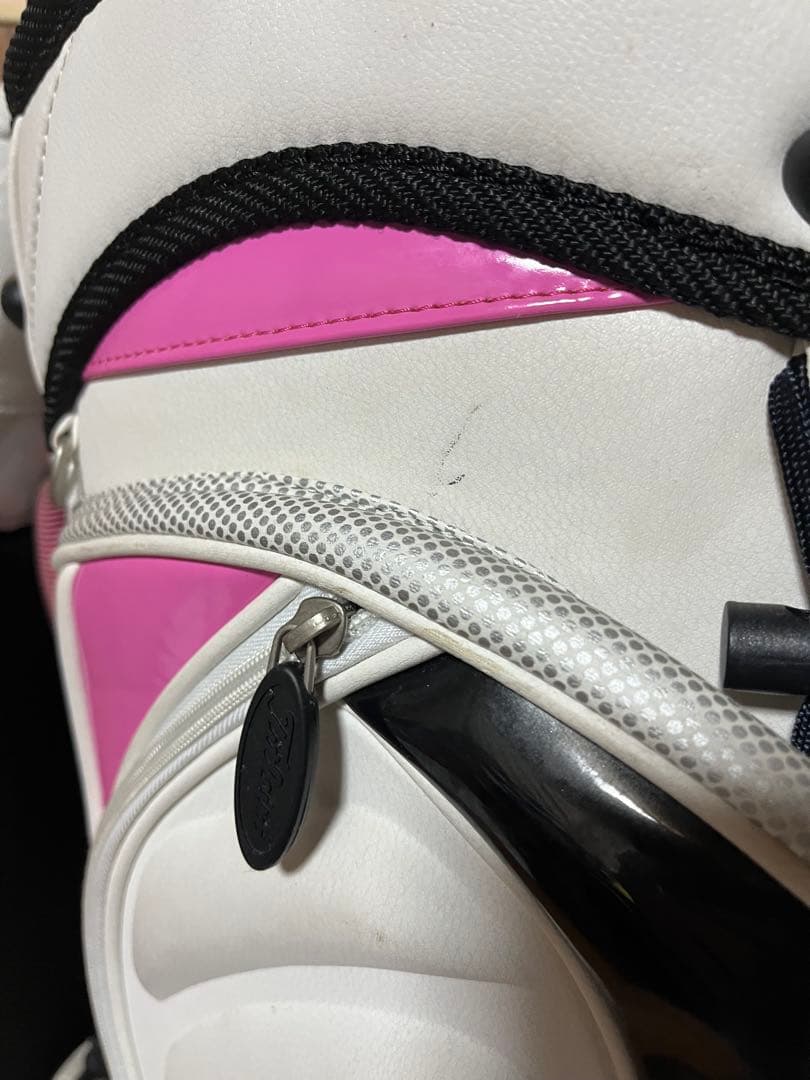 Titleist キャディバッグ ホワイト・ピンク