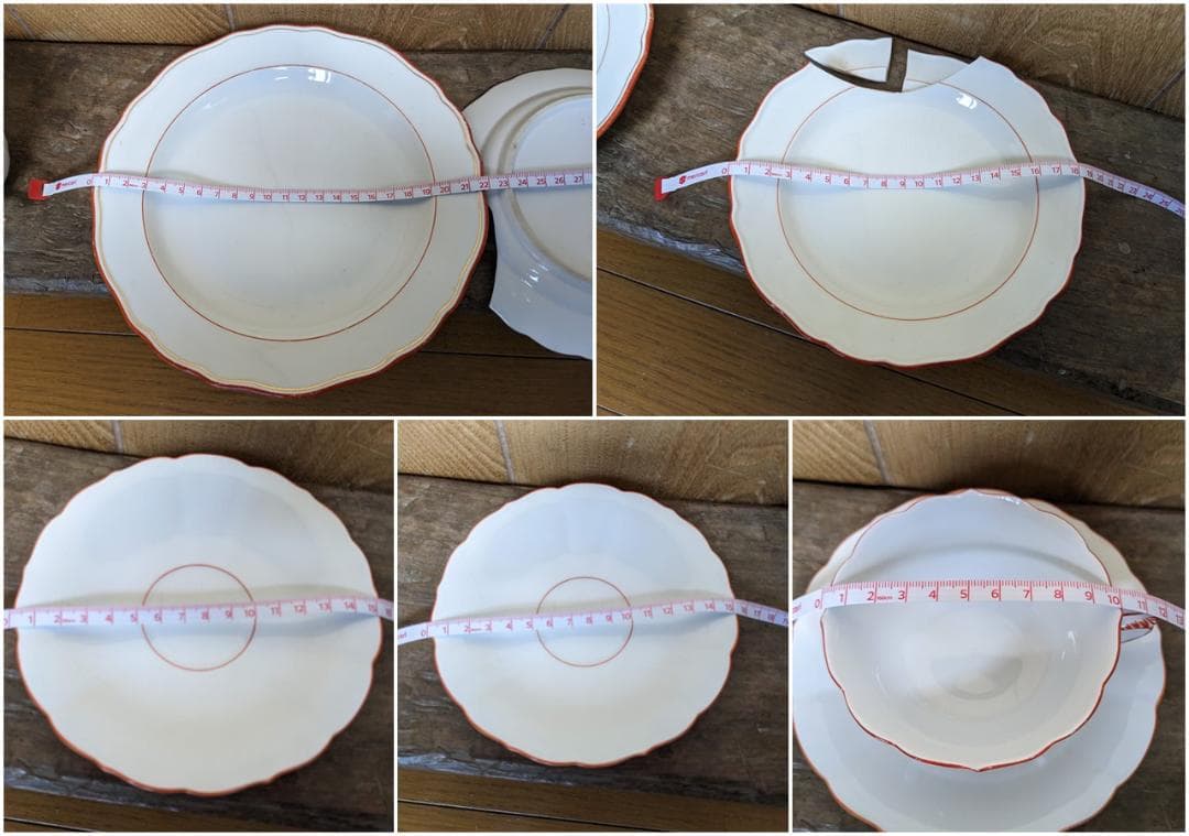 マイセン　ビンテージ　お皿2枚とカップ＆ソーサー　お皿1枚割れ有り　S17