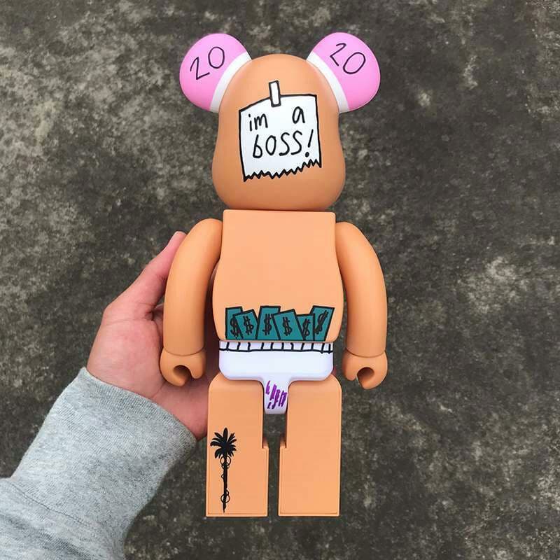 Kaws  400% bearbick Edison Chen暴力熊フィギュア