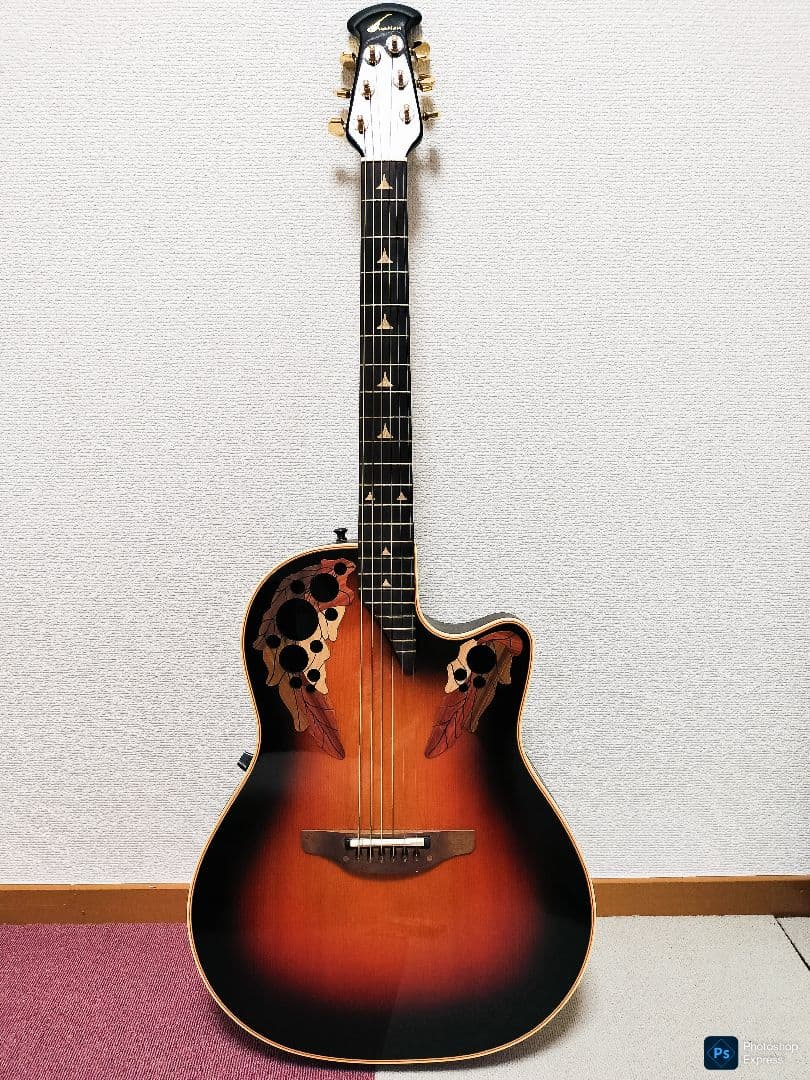 【本日限定特価】Ovation Elite1768 エレアコ　純正ハードケース付