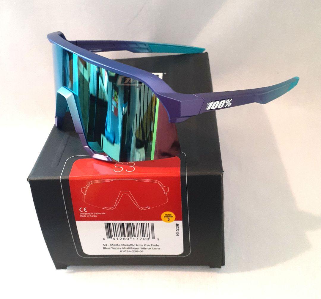 み 100% S3 ブルートパーズ ワンハンドレッド サングラス