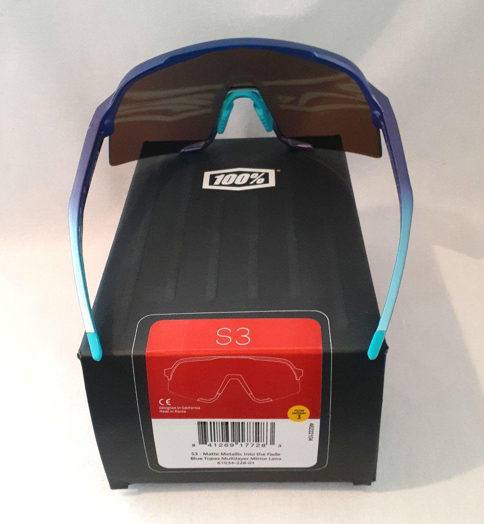み 100% S3 ブルートパーズ ワンハンドレッド サングラス