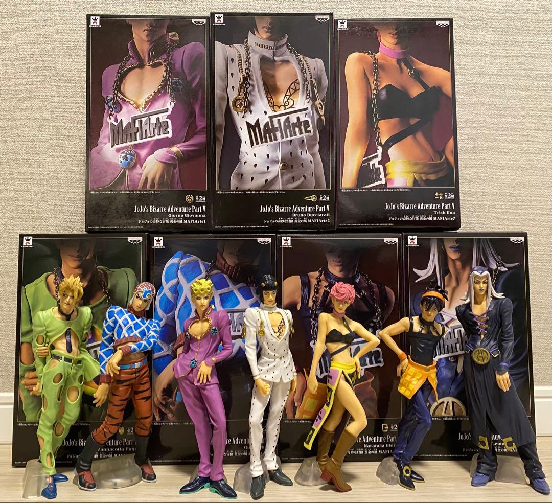 ジョジョの奇妙な冒険　MAFIArte　マフィアルテ　フィギュア　全7種