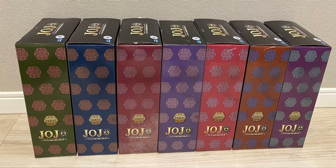 ジョジョの奇妙な冒険　MAFIArte　マフィアルテ　フィギュア　全7種