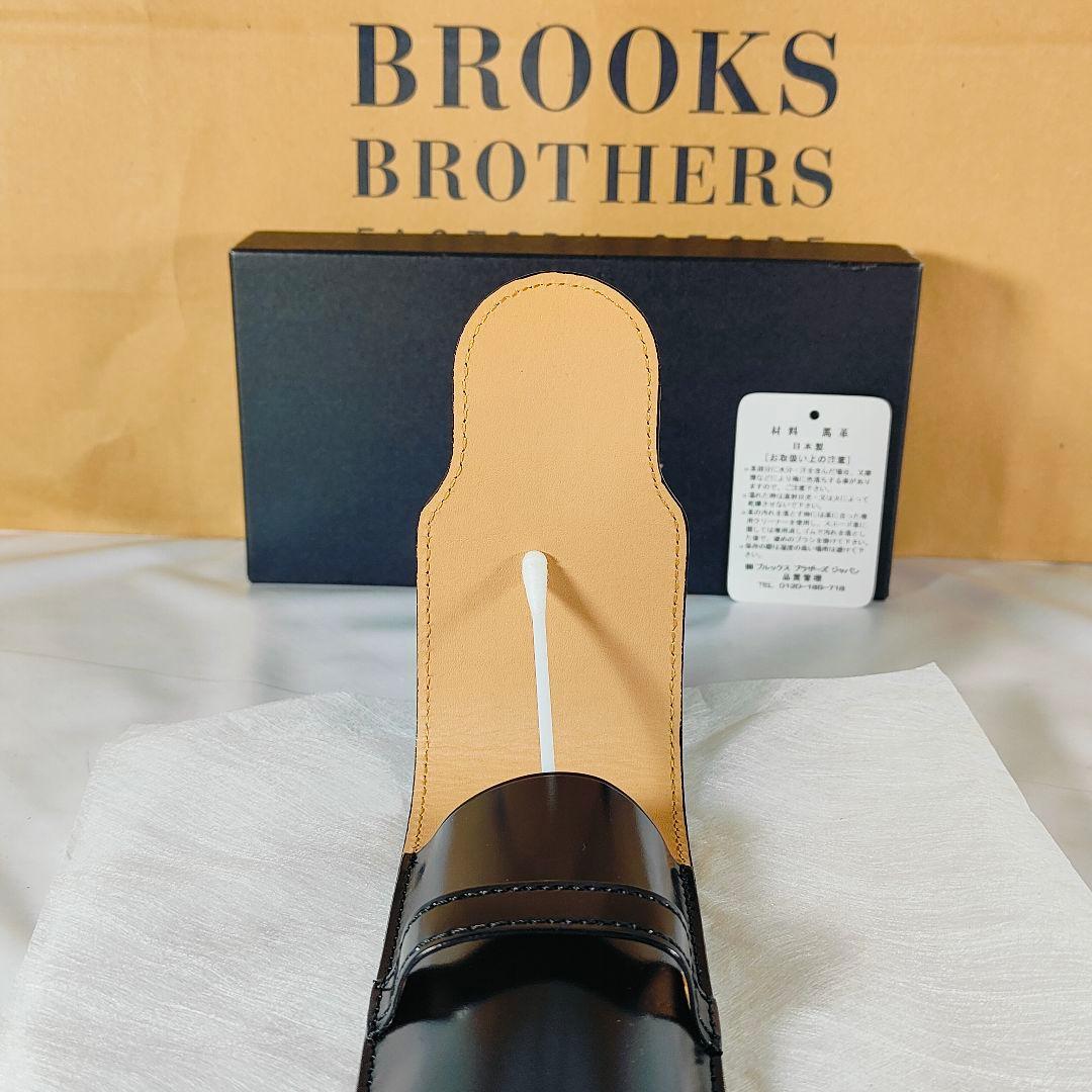 【新品極上品】ブルックスブラザーズ ホーウィン社製コードバン 高級馬革ペンケース