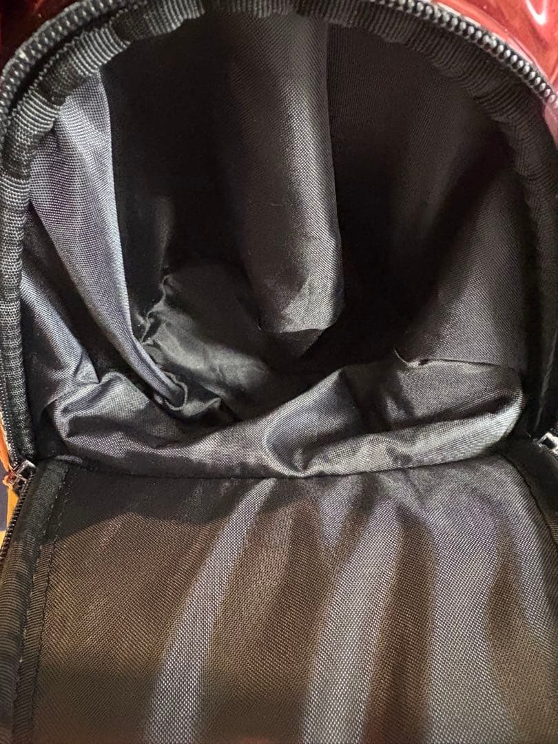 マスターバニーエディションMASTER BUNNY キャディバッグ　赤　エナメル