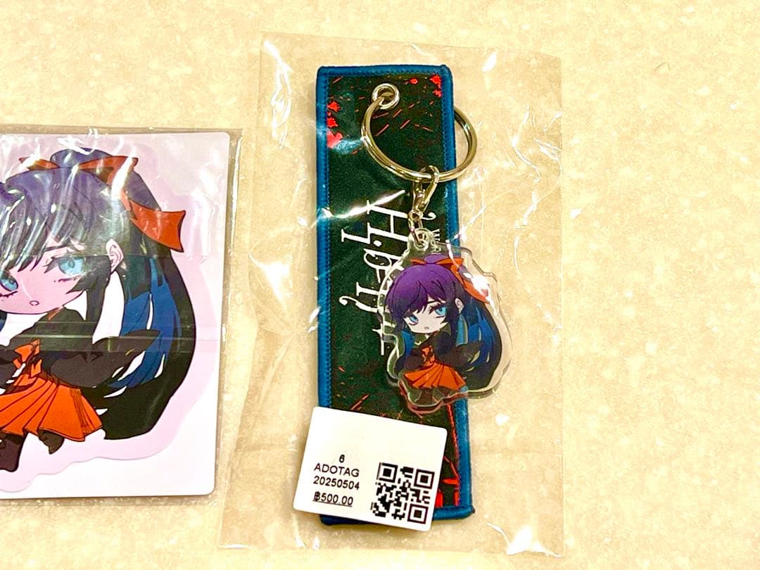 Ado Hibana アジア限定　世界旅行タグ　ステッカー　tag Asia