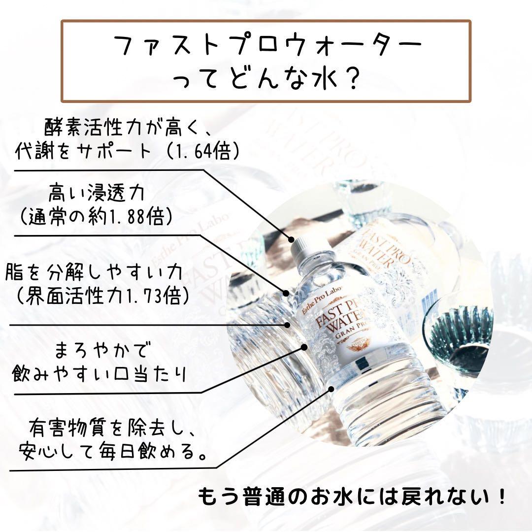 (゜∀゜)ファストプロウォーター 2L×6本・500ml×24本セット