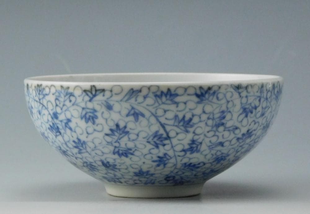 【鳳凰堂】『従三位殿拝領 澤瀉御紋染付御盃』『興丸殿拝領唐草御盃』 長州藩 毛利