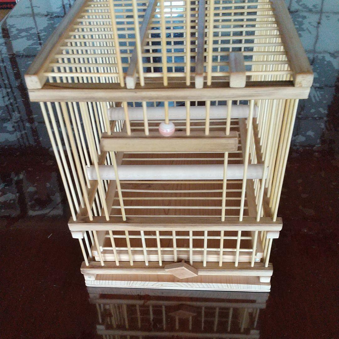 手作り竹製鳥籠