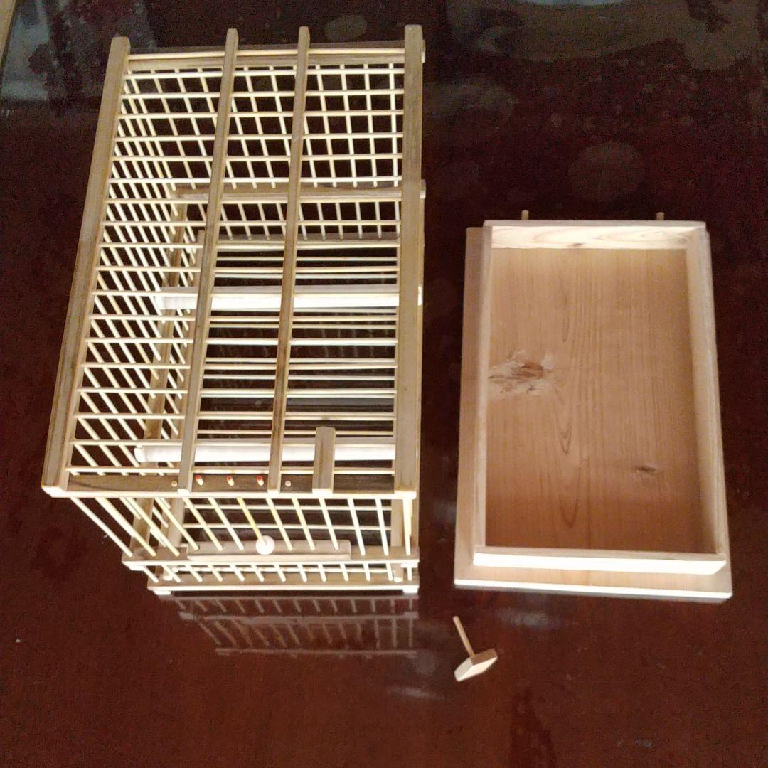 手作り竹製鳥籠