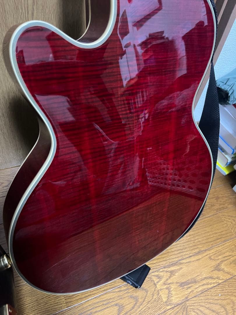 Epiphone swing sterエレキギター 赤 ハードケース付き