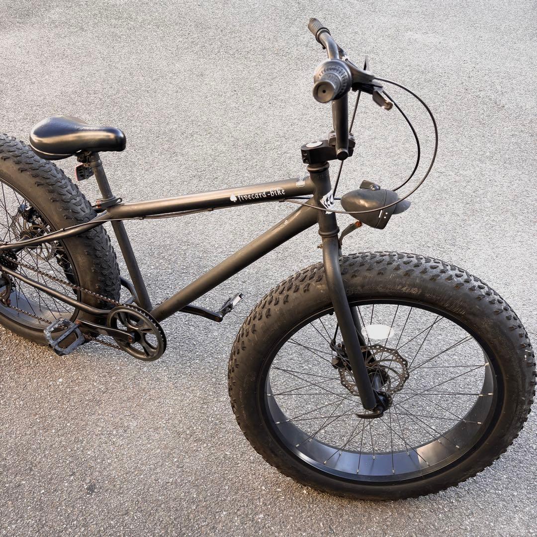 すん蔵ページ！ＢＭＸビーチクルーザー26インチ（マットブラック）