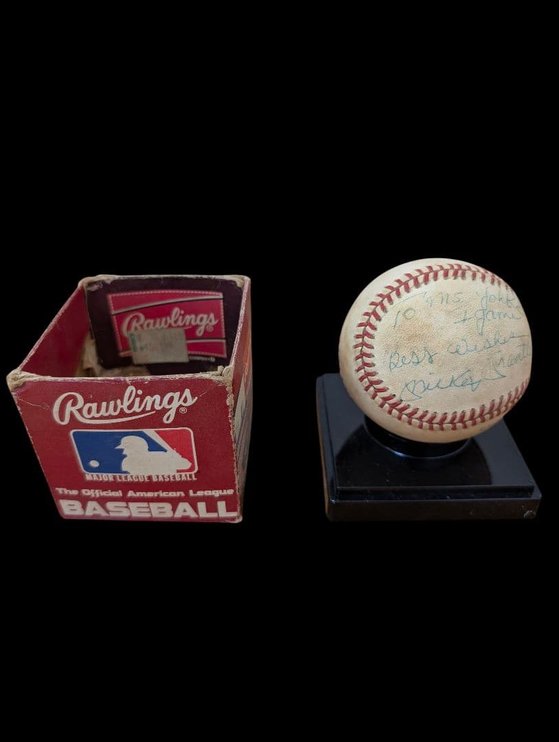 貴重　ミッキーマントル サイン入り野球ボール　ニューヨークヤンキース