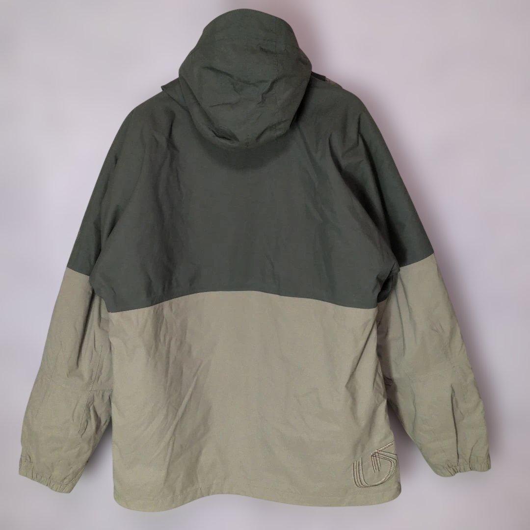 美品 BURTON バートン スノーボードジャケット L カーキ 2トーン