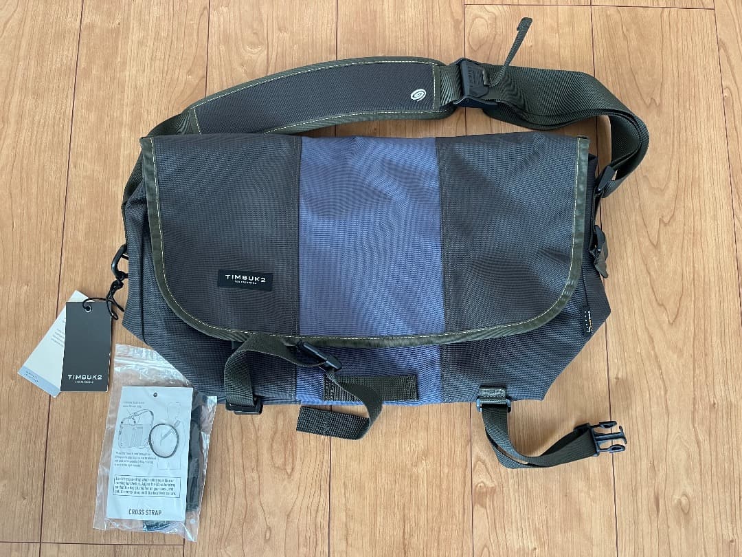 TIMBUK2 メッセンジャーバッグ ネイビー/グレー M　未使用新品